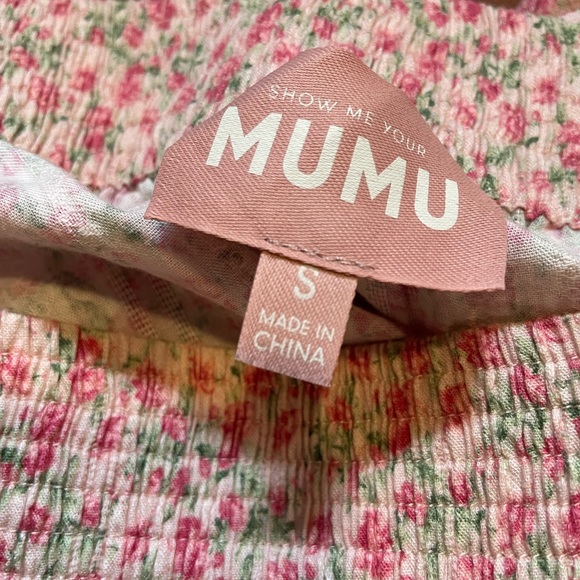 Show Me Your Mumu sweet pink floral skirt - Picture 4 of 6